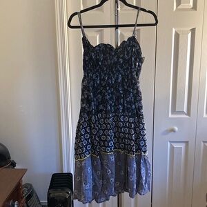 Nolita NYC blue layered sundress